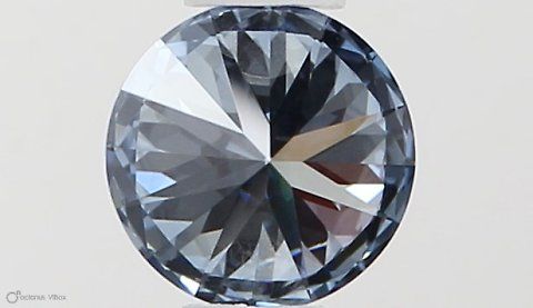 Lab-Grown ROUND Diamond - 0.3 Carat, Fancy Vivid Blue Color, VVS2 Clarity | Sustainable Luxury, Dazzling Brilliance | IGI | Certified LG593306167