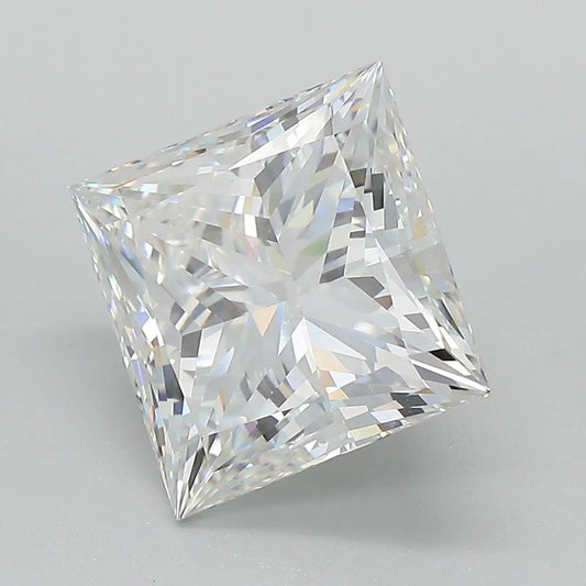 Lab-Grown Princess Diamond - 4.89 Carats, E Color, VVS2 Clarity - Sustainable Luxury and Dazzling Brilliance-GIA·Certified