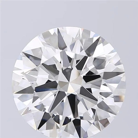 Lab-Grown Round Diamond - 7.42 Carats, F Color, VVS2 Clarity - Sustainable Luxury and Dazzling Brilliance-IGI·Certified