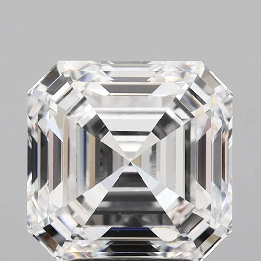 Lab-Grown Asscher Diamond - 4.02 Carats, E Color, VVS2 Clarity - Sustainable Luxury and Dazzling Brilliance-IGI·Certified