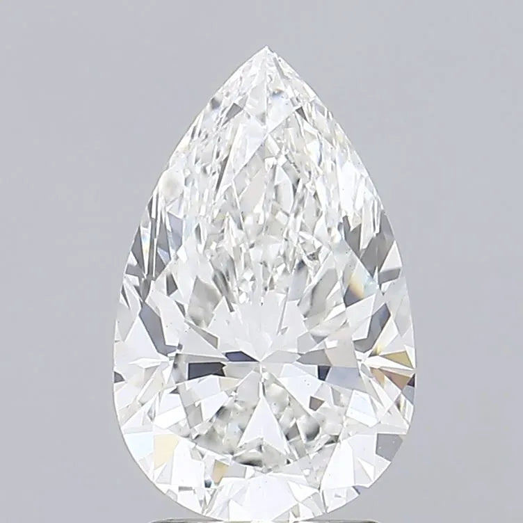 Lab-Grown Pear Diamond - 2.51 Carats, F Color, VS1 Clarity - Sustainable Luxury and Dazzling Brilliance-IGI·Certified