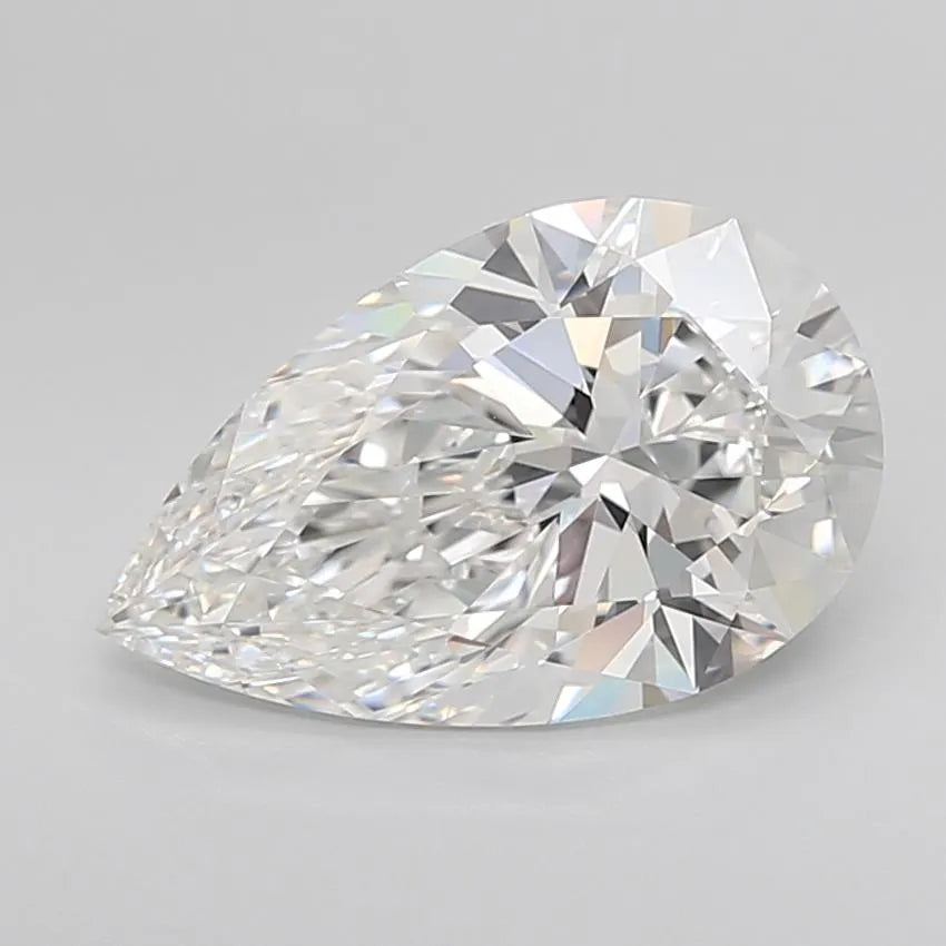 Lab-Grown Pear Diamond - 4.1 Carats, E Color, VVS1 Clarity - Sustainable Luxury and Dazzling Brilliance-IGI·Certified