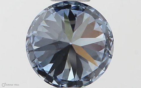 Lab-Grown ROUND Diamond - 0.5 Carat, Fancy Vivid Blue Color, SI1 Clarity | Sustainable Luxury, Dazzling Brilliance | IGI | Certified LG564379330