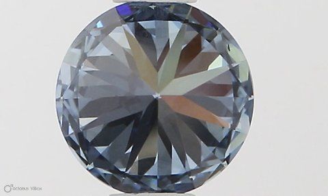 Lab-Grown ROUND Diamond - 0.5 Carat, Fancy Vivid Blue Color, VS1 Clarity | Sustainable Luxury, Dazzling Brilliance | IGI | Certified LG581331170