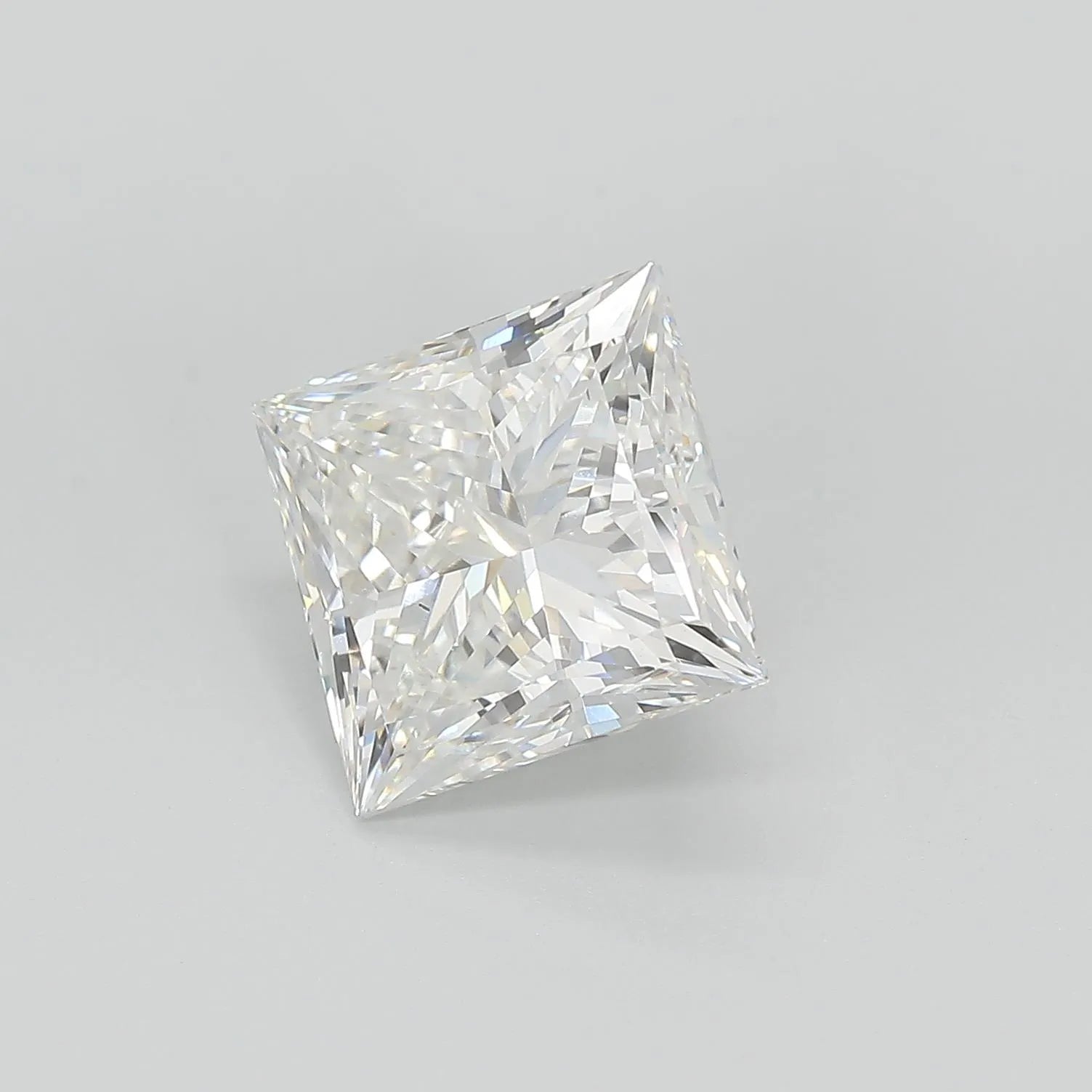 Lab-Grown Princess Diamond - 4.06 Carats, F Color, VS2 Clarity - Sustainable Luxury and Dazzling Brilliance-IGI·Certified