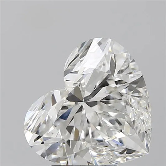 Lab-Grown Heart Diamond - 4.04 Carats, F Color, VVS2 Clarity - Sustainable Luxury and Dazzling Brilliance-IGI·Certified