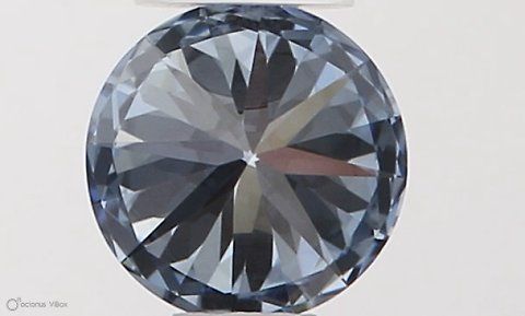 Lab-Grown ROUND Diamond - 0.34 Carat, Fancy Intense Blue Color, IF Clarity | Sustainable Luxury, Dazzling Brilliance | IGI | Certified LG564379173