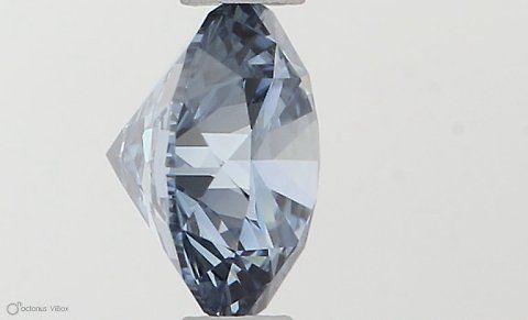 Lab-Grown ROUND Diamond - 0.64 Carat, Fancy Vivid Blue Color, IF Clarity | Sustainable Luxury, Dazzling Brilliance | IGI | Certified LG581331092