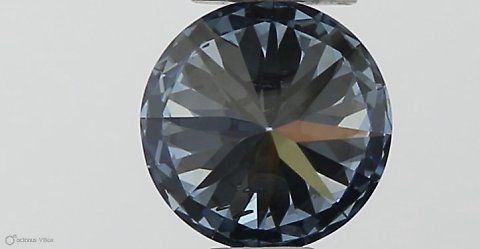 Lab-Grown ROUND Diamond - 0.36 Carat, Fancy Vivid Blue Color, SI1 Clarity | Sustainable Luxury, Dazzling Brilliance | IGI | Certified LG564379493