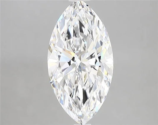 Lab-Grown Marquise Diamond - 2.51 Carats, D Color, VVS2 Clarity - Sustainable Luxury and Dazzling Brilliance-IGI·Certified