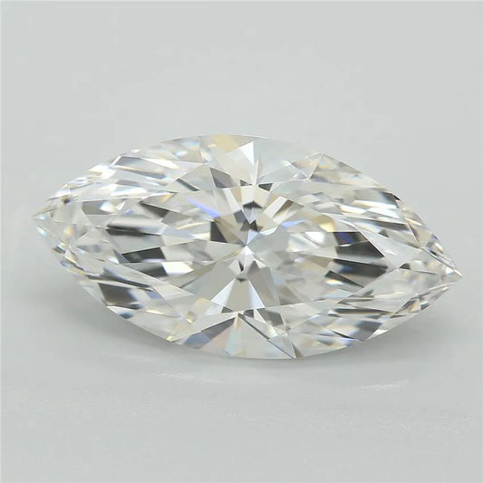 Lab-Grown Marquise Diamond - 3.05 Carats, E Color, VVS2 Clarity - Sustainable Luxury and Dazzling Brilliance-GIA·Certified