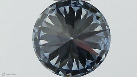 Lab-Grown ROUND Diamond - 0.42 Carat, Fancy Vivid Blue Color, VVS2 Clarity | Sustainable Luxury, Dazzling Brilliance | IGI | Certified LG564379239