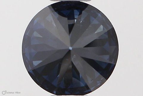 Lab-Grown ROUND Diamond - 0.56 Carat, Fancy Deep Blue Color, SI1 Clarity | Sustainable Luxury, Dazzling Brilliance | IGI | Certified LG538290326