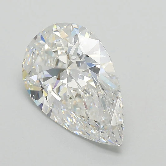 Lab-Grown Pear Diamond - 3.58 Carats, E Color, VVS2 Clarity - Sustainable Luxury and Dazzling Brilliance-GIA·Certified