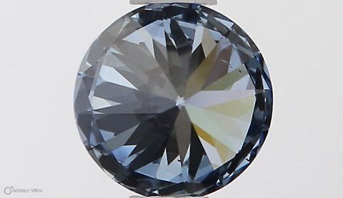 Lab-Grown ROUND Diamond - 0.5 Carat, Fancy Vivid Blue Color, SI1 Clarity | Sustainable Luxury, Dazzling Brilliance | IGI | Certified LG581331178