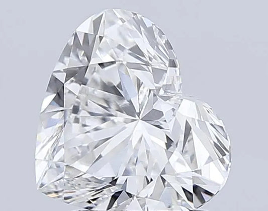 Lab-Grown Heart Diamond - 3.02 Carats, E Color, VVS2 Clarity - Sustainable Luxury and Dazzling Brilliance-IGI·Certified