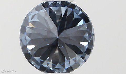 Lab-Grown ROUND Diamond - 0.57 Carat, Fancy Vivid Blue Color, VS1 Clarity | Sustainable Luxury, Dazzling Brilliance | IGI | Certified LG593306170