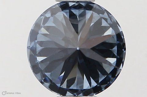 Lab-Grown ROUND Diamond - 0.55 Carat, Fancy Vivid Blue Color, VS2 Clarity | Sustainable Luxury, Dazzling Brilliance | IGI | Certified LG564379125