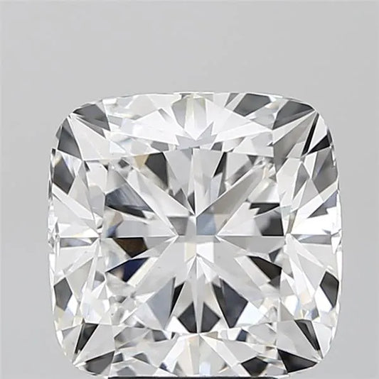 Lab-Grown Cushion Diamond - 4.09 Carats, E Color, VVS2 Clarity - Sustainable Luxury and Dazzling Brilliance-IGI·Certified