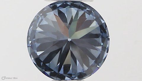 Lab-Grown ROUND Diamond - 0.51 Carat, Fancy Vivid Blue Color, VVS1 Clarity | Sustainable Luxury, Dazzling Brilliance | IGI | Certified LG533292785