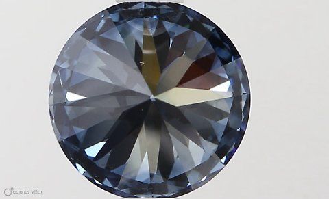 Lab-Grown ROUND Diamond - 1.09 Carat, Fancy Vivid Blue Color, VS2 Clarity | Sustainable Luxury, Dazzling Brilliance | IGI | Certified LG581331336