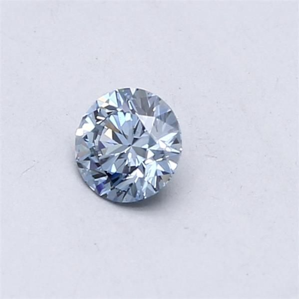 Lab-Grown ROUND Diamond - 0.31 Carat, Fancy Vivid Blue Color, VVS2 Clarity | Sustainable Luxury, Dazzling Brilliance | IGI | Certified LG564379147