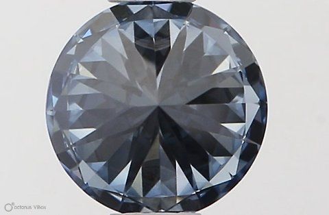 Lab-Grown ROUND Diamond - 0.5 Carat, Fancy Intense Blue Color, VVS2 Clarity | Sustainable Luxury, Dazzling Brilliance | IGI | Certified LG538290392