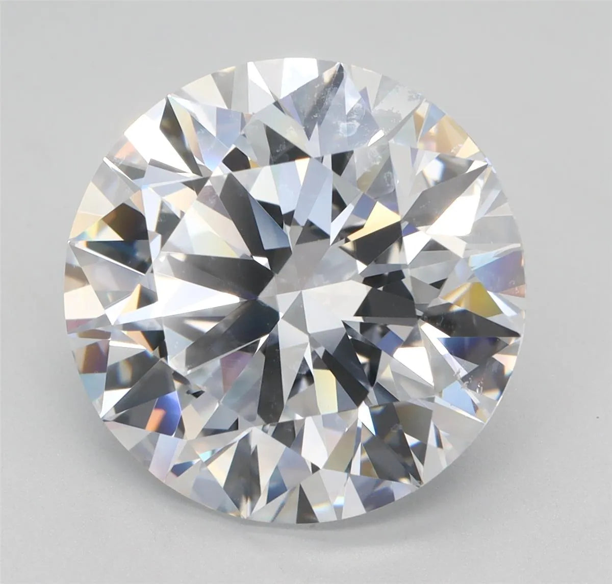 Lab-Grown Round Diamond - 7.06 Carats, E Color, VS2 Clarity - Sustainable Luxury and Dazzling Brilliance-IGI·Certified