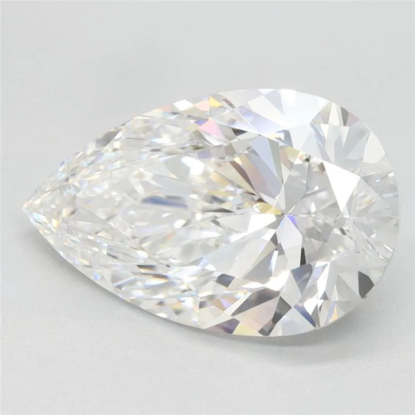 Lab-Grown Pear Diamond - 4.09 Carats, E Color, VVS1 Clarity - Sustainable Luxury and Dazzling Brilliance-GIA·Certified