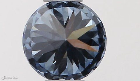 Lab-Grown ROUND Diamond - 0.32 Carat, Fancy Vivid Blue Color, VS2 Clarity | Sustainable Luxury, Dazzling Brilliance | IGI | Certified LG564379378