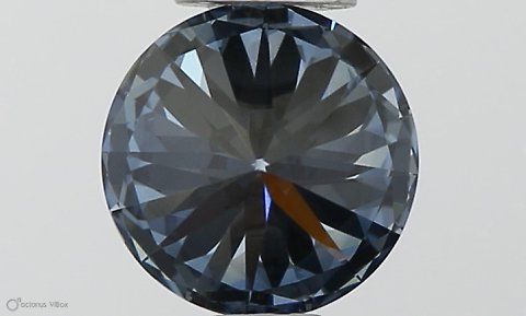 Lab-Grown ROUND Diamond - 0.56 Carat, Fancy Vivid Blue Color, VVS1 Clarity | Sustainable Luxury, Dazzling Brilliance | IGI | Certified LG564379485