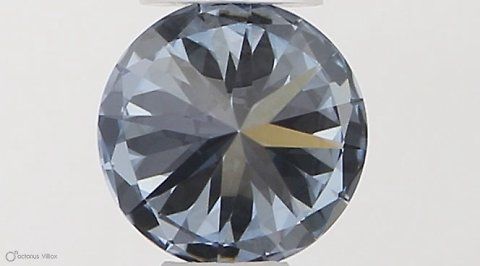 Lab-Grown ROUND Diamond - 0.33 Carat, Fancy Blue Color, IF Clarity | Sustainable Luxury, Dazzling Brilliance | IGI | Certified LG564379574