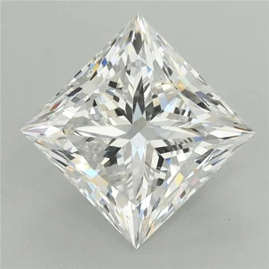 Lab-Grown Princess Diamond - 2.51 Carats, F Color, VVS2 Clarity - Sustainable Luxury and Dazzling Brilliance-IGI·Certified