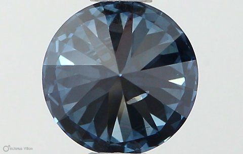 Lab-Grown ROUND Diamond - 0.7 Carat, Fancy Vivid Blue Color, SI2 Clarity | Sustainable Luxury, Dazzling Brilliance | IGI | Certified LG538290353