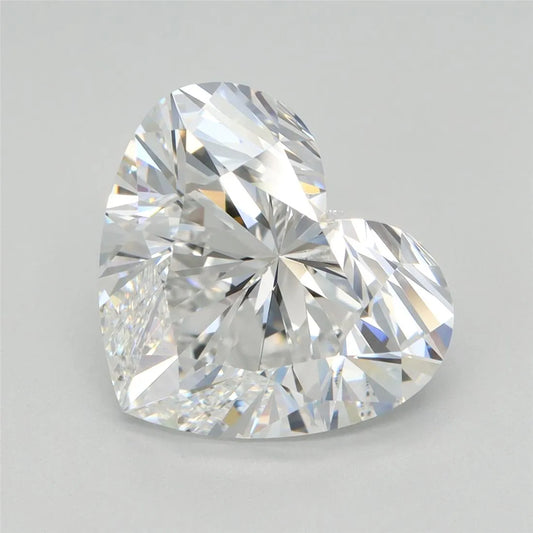 Lab-Grown Heart Diamond - 4.01 Carats, E Color, VVS2 Clarity - Sustainable Luxury and Dazzling Brilliance-IGI·Certified