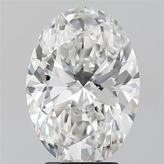 Lab-Grown Oval Diamond - 3.5 Carats, F Color, VS1 Clarity - Sustainable Luxury and Dazzling Brilliance-IGI·Certified