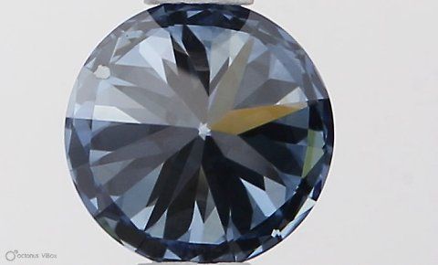 Lab-Grown ROUND Diamond - 0.52 Carat, Fancy Vivid Blue Color, VVS1 Clarity | Sustainable Luxury, Dazzling Brilliance | IGI | Certified LG564379328