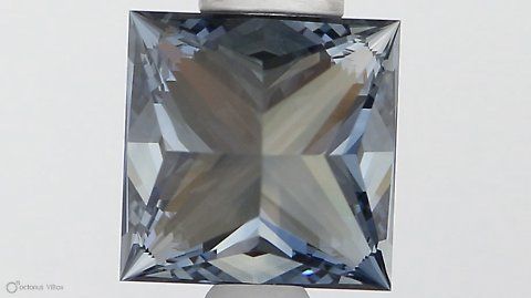 Lab-Grown PRINCESS Diamond - 1.08 Carat, Fancy Vivid Blue Color, VVS1 Clarity | Sustainable Luxury, Dazzling Brilliance | IGI | Certified LG564379162