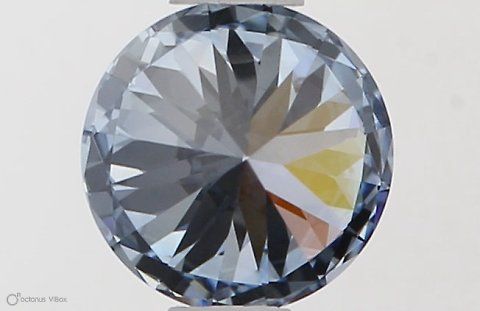 Lab-Grown ROUND Diamond - 0.5 Carat, Fancy Intense Blue Color, VS1 Clarity | Sustainable Luxury, Dazzling Brilliance | IGI | Certified LG581331085