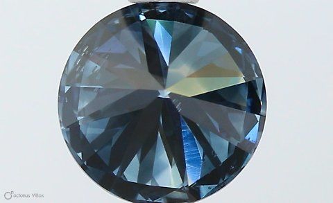 Lab-Grown ROUND Diamond - 0.9 Carat, Fancy Vivid Blue Color, SI1 Clarity | Sustainable Luxury, Dazzling Brilliance | IGI | Certified LG564379406