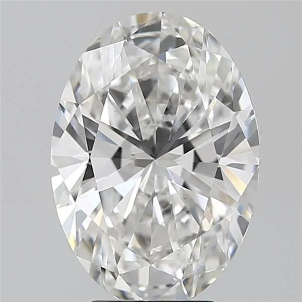 Lab-Grown Oval Diamond - 4.03 Carats, F Color, VVS2 Clarity - Sustainable Luxury and Dazzling Brilliance-IGI·Certified