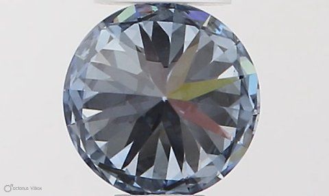 Lab-Grown ROUND Diamond - 0.31 Carat, Fancy Vivid Blue Color, VS2 Clarity | Sustainable Luxury, Dazzling Brilliance | IGI | Certified LG564379234