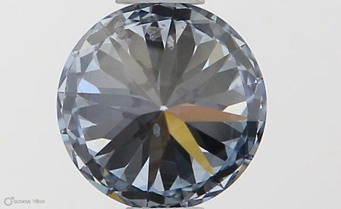 Lab-Grown ROUND Diamond - 0.55 Carat, Fancy Vivid Blue Color, VVS1 Clarity | Sustainable Luxury, Dazzling Brilliance | IGI | Certified LG581331211