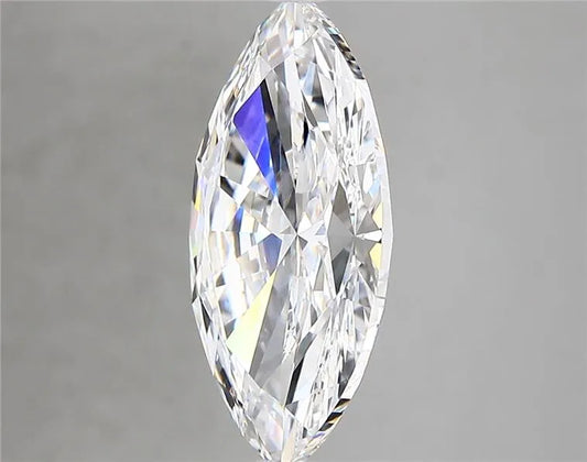 Lab-Grown Marquise Diamond - 3 Carats, D Color, VVS2 Clarity - Sustainable Luxury and Dazzling Brilliance-IGI·Certified