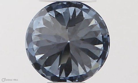 Lab-Grown ROUND Diamond - 0.34 Carat, Fancy Intense Blue Color, VVS2 Clarity | Sustainable Luxury, Dazzling Brilliance | IGI | Certified LG538290330