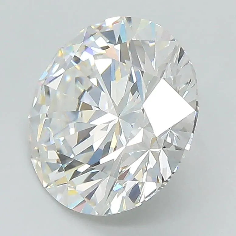 Lab-Grown Round Diamond - 3.09 Carats, F Color, VVS2 Clarity - Sustainable Luxury and Dazzling Brilliance-IGI·Certified