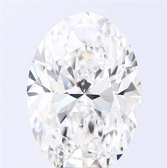 Lab-Grown Oval Diamond - 8.01 Carats, F Color, VS2 Clarity - Sustainable Luxury and Dazzling Brilliance-IGI·Certified