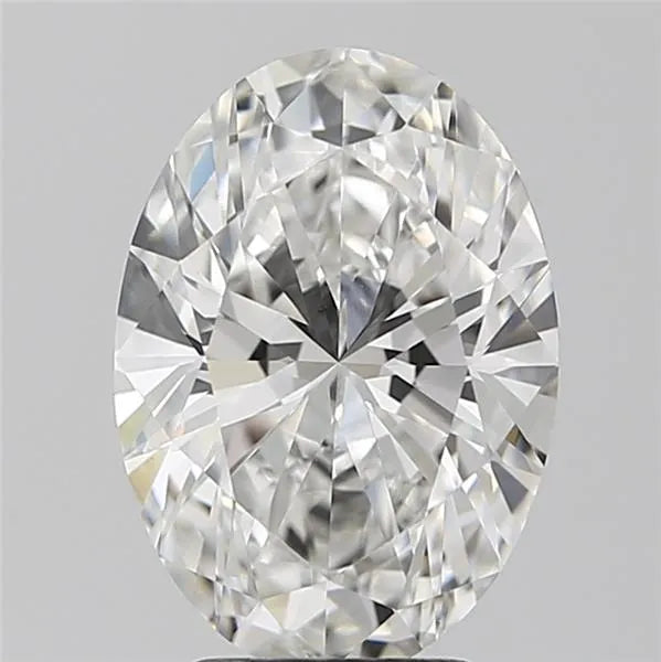 Lab-Grown Oval Diamond - 3.56 Carats, F Color, VVS2 Clarity - Sustainable Luxury and Dazzling Brilliance-IGI·Certified