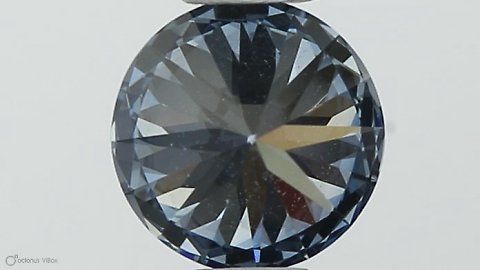 Lab-Grown ROUND Diamond - 0.42 Carat, Fancy Vivid Blue Color, VVS1 Clarity | Sustainable Luxury, Dazzling Brilliance | IGI | Certified LG564379181