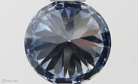 Lab-Grown ROUND Diamond - 0.5 Carat, Fancy Vivid Blue Color, VS2 Clarity | Sustainable Luxury, Dazzling Brilliance | IGI | Certified LG564379408